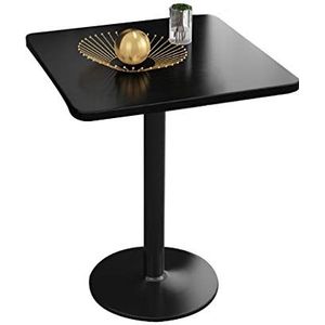 Prachtige salontafel, theetafel, een klein vierkant voor thuis, onderhandelingstafel voor receptie, vrijetijdstafel voor balkon/tuin (kleur: A, maat: 60 cm)