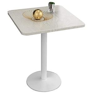 Prachtige salontafel, theetafel, een klein vierkant voor de huistafel, receptieonderhandelingstafel, balkon/tuin-vrijetijdstafel (kleur: B, maat: 60 cm)
