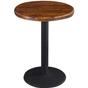 Prachtige salontafel, Amerikaanse retro kolombijzettafel/bartafel/opbergemmer (Φ60x75cm) (Kleur: A)