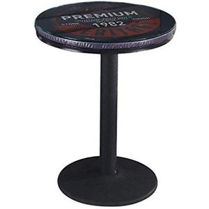 Prachtige salontafel, Amerikaanse retro kolombijzettafel/bartafel/opbergemmer (Φ60x75cm) (Kleur: C)