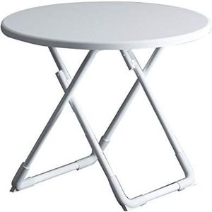 Prachtige klaptafel, ronde eettafel voor huishoudelijk gebruik, draagbare salontafel/picknicktafel voor buiten (Kleur: B, Maat: 60cm)