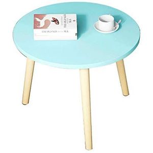 Prachtige salontafel, lage tafel, een eenvoudige slaapkamer in Japanse stijl studeer/afternoon tea tafel van de ronde woonkamer (H35CM), houten poot (Kleur: A)