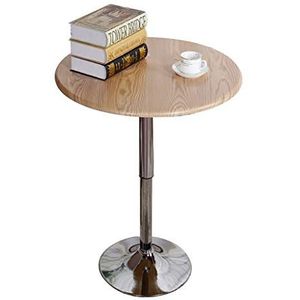 Prachtige tafel, op en neer beweegbaar (58-78cm) Ronde onderhandelingstafel/salontafel/vrije tijd balkon/terras afternoon tea-tafel (afmetingen: 50CM)