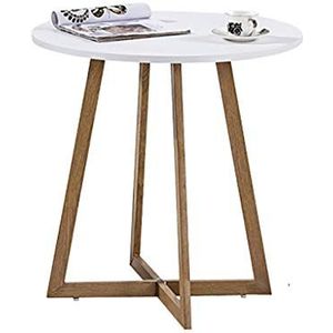Prachtige salontafel, eenvoudige kleine eettafel, rond de onderhandelingstafel/ontvangsttafel, balkonsalontafel (afmetingen: 60 cm)
