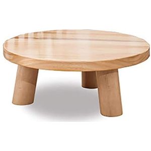 Prachtige tafel, Japanse stijl Kirimaru kleine salontafel, vierkante tafel theetafel, eenvoudige erkers lage tafel (Kleur: B, Maat: 50X21CM)