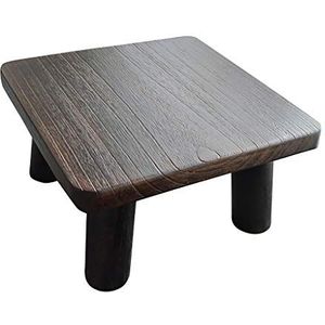 Prachtige tafel, Wafukiri kleine salontafel, vierkante zittafel theetafel, eenvoudige erkers lage tafel (afmetingen: 40x40x21cm)