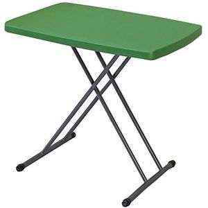Prachtige klaptafel, een klein vierkant van de salontafel, in hoogte verstelbaar, klein kantoor/onderzoek voor tafel gemaakt van draagbaar plastic (Kleur: C, Maat: 76x50x38-75cm)