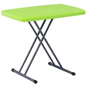 Prachtige klaptafel, een klein vierkant van de salontafel, in hoogte verstelbaar, klein kantoor/onderzoek voor tafel gemaakt van draagbaar plastic (kleur: E, maat: 76x50x38-75cm)