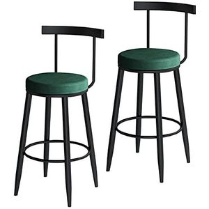 Luxe set van 2 moderne barkrukstoelen Hoge stoel Eenvoudige smeedijzeren barstoel Moderne eetkamerstoel Nordic Pub Accessoires Vrije tijd