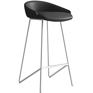 Luxe 26/30 inch tegenhoogte kruk, moderne kunstleer aanrecht barkruk stoel zonder rugleuning, eetkamerstoel voor thuis, bar, pub, eetkamer