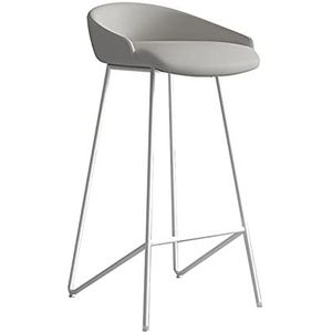 Luxe 26/30 inch tegenhoogte kruk, moderne kunstleer aanrecht barkruk stoel zonder rugleuning, eetkamerstoel voor thuis, bar, pub, eetkamer
