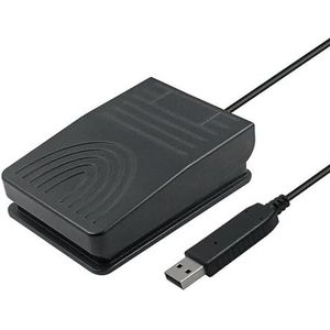 USB Voetschakelaar Pedaal, Enkele USB A Voetschakelaar Pedaal Eén Toets Programma Computer Toetsenbord Muis Spel String