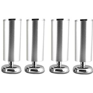 Metalen tafelpoten 4 STUKS Dikke Aluminium Legering Meubels Benen Verstelbare Tafel Kast Poten Slaapbank TV Kastmeubilair (Grootte : 15 cm)