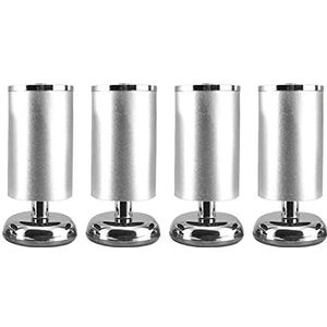 Metalen tafelpoten 4 STUKS Dikke Aluminium Legering Meubels Benen Verstelbare Tafel Kast Poten Slaapbank TV Kastmeubilair (Grootte : 12 cm)