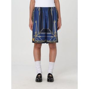 Versace - Korte Broeken - Blauw - Zijde