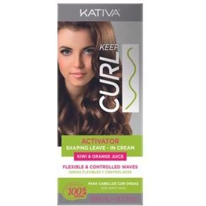 Kativa Keep Curl activator leave-in cream - 200ml