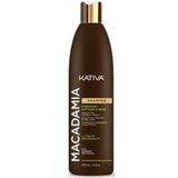 Kativa Macadamia voedende shampoo, 335 ml, hydratatie, zachtheid en glans, droog en gedehydrateerd haar, shampoo zonder sulfaten en parabenen, omega 3 en 6 en vitamine D