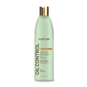 Kativa Oliecontrole haarspoeling, 335 ml, vethoudende wortels, 48 uur dieptereiniging, haarspoeling, reinigingstoon en citrusmengsel