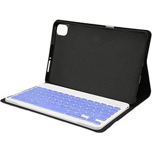 Mini Draadloos Toetsenbord, 10 Inch Schaartoetsenbord Grote Toetsen met TPU-hoes voor Laptop (BLACK)