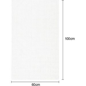 Vloerkleed Grijper Pad | Antislipbescherming en demping voor tapijten en vloeren, antislipmat, tapijtgrijper voor tapijten en harde vloeren - 60 x 100 cm