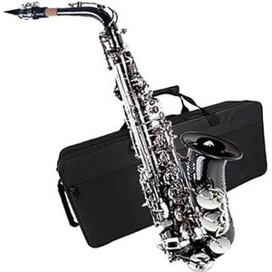 saxofoon kit Saxofoon Eb Altsaxofoon Nikkelen Zwartvoor Beginners Volwassenen Sax Met Rietriem Handschoenen Accessoires Een Set
