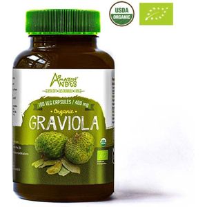 Graviola- Zuurzak -Soursop-Poeder -vegan capsules (100 * 400 mg)