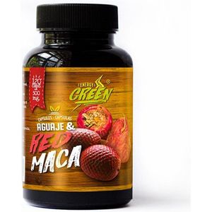 Aguaje met Red Maca-Amazon Andes- Vegan capsules 120* 500mg –100% natuurlijke bron van progesteron - hormoon balans