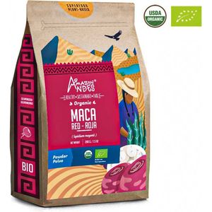 Amazon Andes - Red Maca - Poeder - gegelatineerd - 200 g