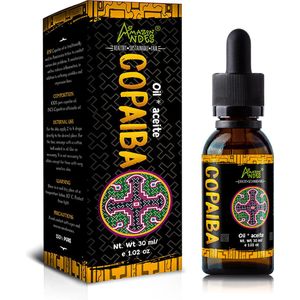 Copaiba olie – Hydrateert de Huid, Natuurlijk Antioxidant, 100% Natuurlijk, voor in-en uitwendig gebruik, 30 ml