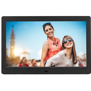 Digitale Fotolijst, Digitale Fotolijst 100-240V Videoklok Ondersteuning Kalender Direct Delen met Home Remote Control (EU-stekker)