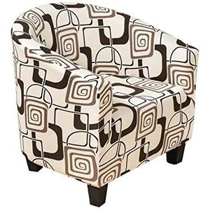 C/N 704V Classic geruite enkele stoel slipcover, acryl