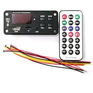 tinysiry - JQ-D022BT - MP3 Decoder Board - Draagbaar - Digitale Display - Grote Compatibiliteit