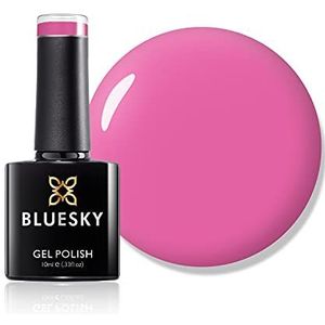 Bluesky gel nagelroest, bloesem A098, brillant, bubblegum, roos, duurzaam, vlooienbestendig, 10 ml (vereist verharding onder UV LED -lamp)