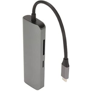 USB 3.0-splitter, Grijze 5 Gbps Overdracht USB C-hub voor Toetsenborden voor Muizen