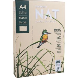 Ledesma NAT natuurlijk papier uit suikerriet, ft A4, 75 g, pak van 500 vel - blauw Papier 8045A75S