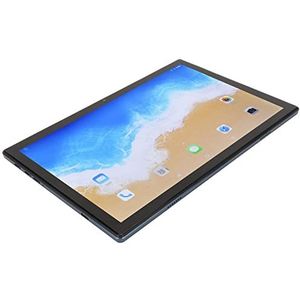 Leestablet, 3 Kaartsleuven, 8 GB RAM 128 GB ROM Blauwe 10,1-inch Tablet met Dubbele Camera (EU-stekker 100-240V)