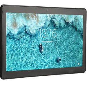 Tablet met HD-scherm, 5 MP Achterkant 10,1 Inch Zwarte Tabletcomputer van Aluminiumlegering, 5 Ghz (EU-stekker)