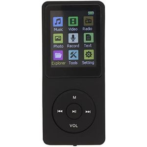 Digitale Muziekspeler - Zwart - Ultradunne MP3-speler - 1,8 Inch LCD - Ondersteuning tot 32G