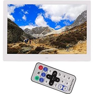 Digitale Fotolijst, Overzichtelijk Digitaal Fotoalbum, 10 M Afstandsbedieningsbereik, 14 Inch Scherm voor Slaapkamer (EU-stekker)