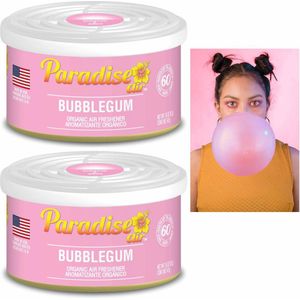 Paradise Air - Car Airfreshner Bubblegum - Duo pack