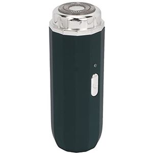 Elektrische Trimmer voor Heren, Waterdichte Baardtrimmer voor op Reis (Donkergroen)
