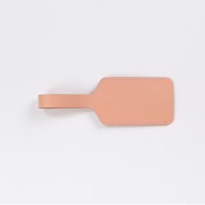 Vacavaliente - Urban Bagage Label met Venster - Gerecycled Leer - Roze