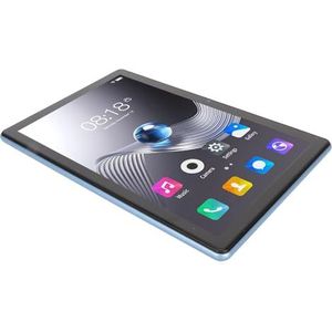 Tablet PC, Office Tablet 12GB 256GB Geheugen 16:9 Beeldverhouding CPU Octa Core 4G LTE IPS 10,1 Inch Touchscreen met 10000mAh Power Bank voor op Reis (BLUE)
