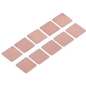Koperen Pad, Goede Thermische Geleidbaarheid 100 Stuks GPU-koellichaam met Brede Toepassing (0,5 mm)