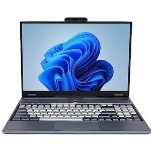 Digitale Notebookcomputer, 16 Inch Lithium-polymeerbatterij Laptop Quad Core 2,9 GHz 16 GB RAM 4.2 voor Vrije Tijd voor Video (16 GB + 128 GB EU-stekker)