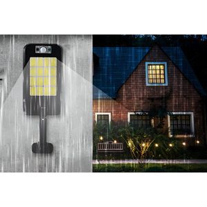 LED Straatverlichting / Straatlamp op Zonne-energie - Buitenlamp met Zonnepaneel LED - Solar - Izoxis 240