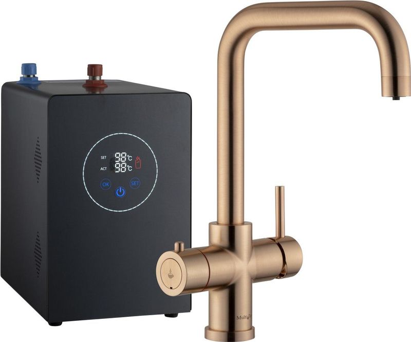 Multi-Tap Classic - 3-in-1 Kokend Water Kraan - Koud Warm Kokend - Inclusief Boiler