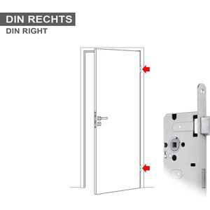Premium deurslot – door lock - veiligheidsdeurslot - inbraakbeveiliging