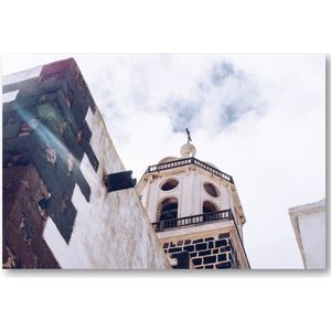 Kerk van onder - Lanzarote - Foto op Plexiglas 60x40
