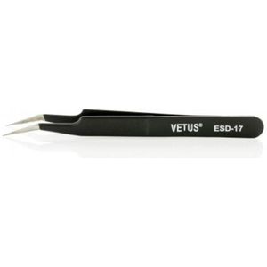 Wimper pincet Vetus TWEEZER BLACK- ESD 17